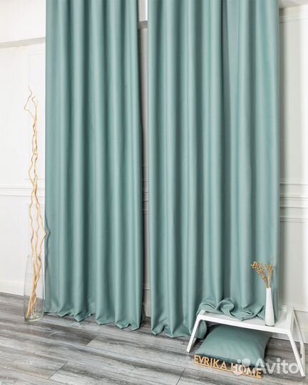 Шторы блэкаут Марсель Мята