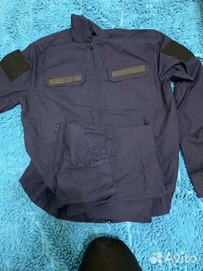 Офисная военная форма синяя