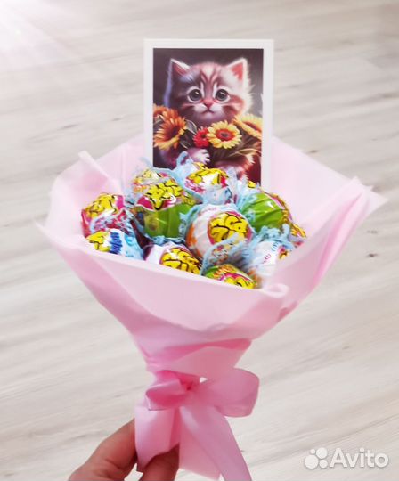 Букет из чупа-чупсов