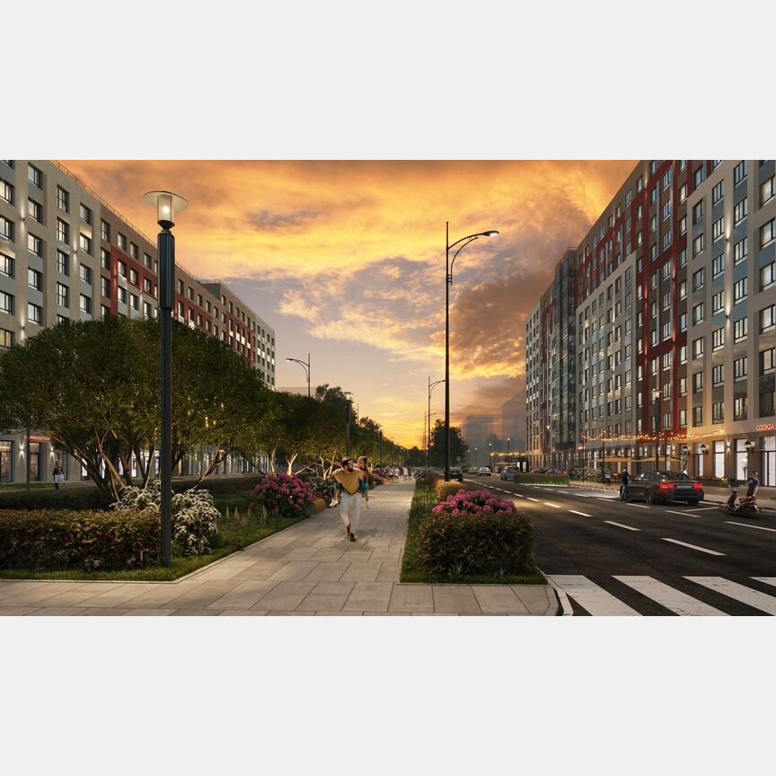 1-к. квартира, 51,6 м², 6/10 эт.