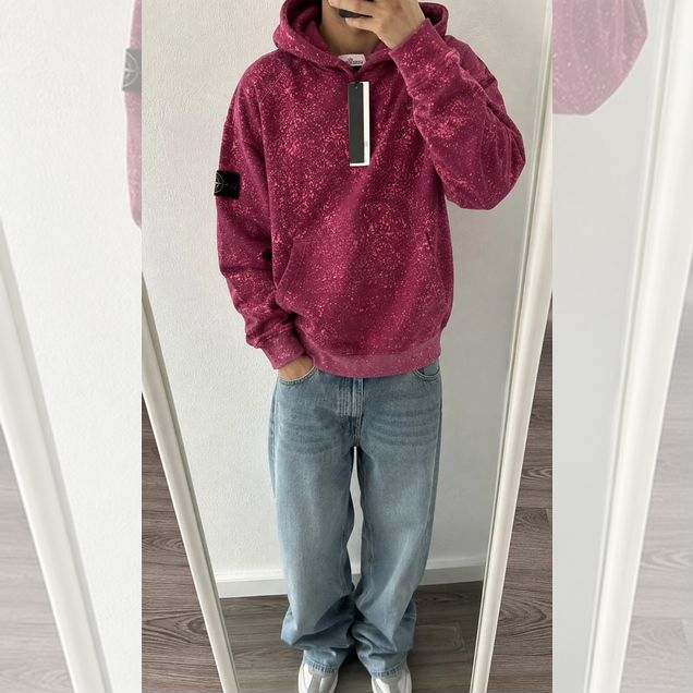 Худи Stone Island Off Dye ovd treatment