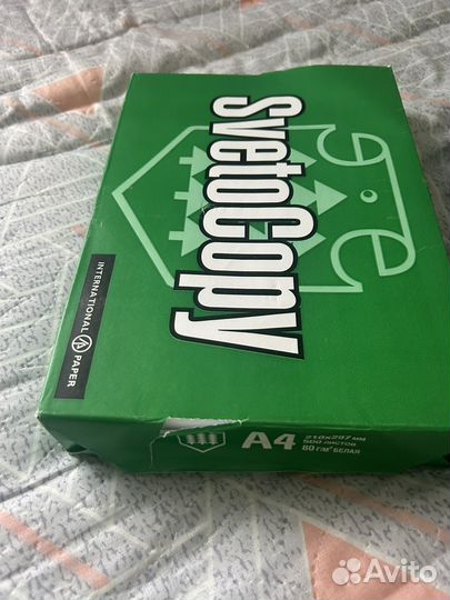 3 пачки новой бумаги А 4