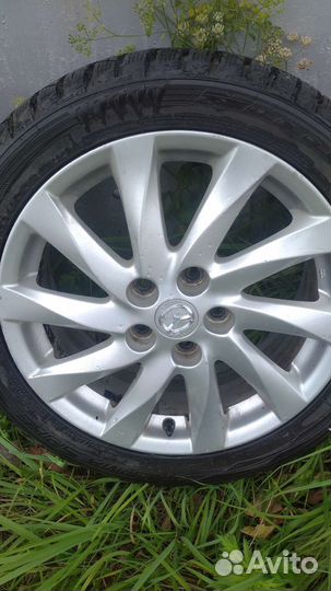 Колеса в сборе R-17 Мазда зима