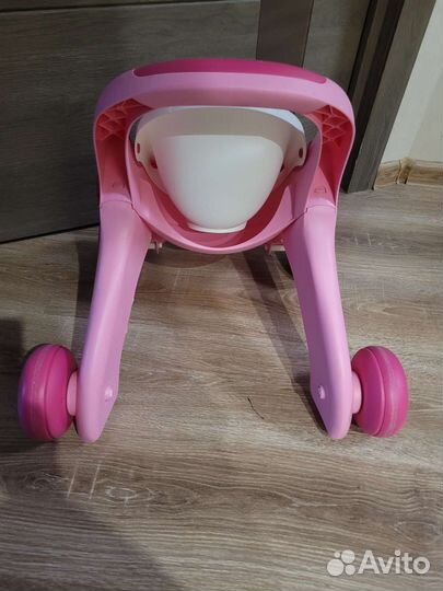 Коляска ходунки smoby minikiss каталка для кукол