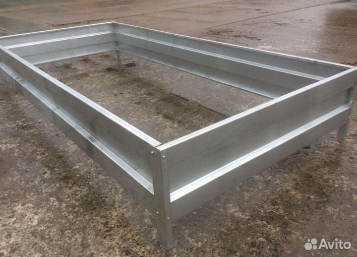 Грядка цветная 1м х 4м х 32см