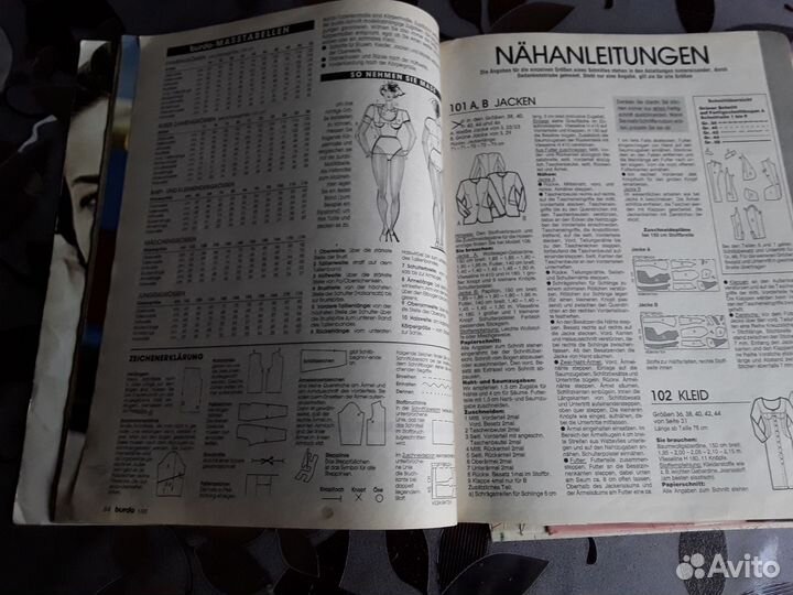 Журналы бурда старые на немецком яз.ном. 1 1994