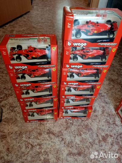 Bburago 1 43 формула 1 Mercedes & Ferrari