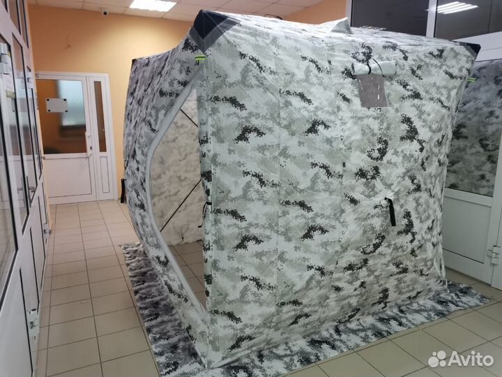 Палатка зимняя куб 2201 220*220*230 трехслойная