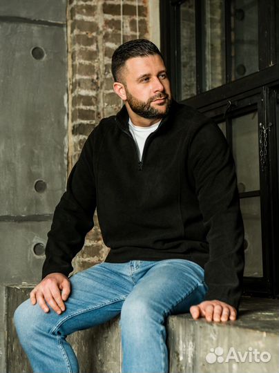 Флисовая кофта на молнии