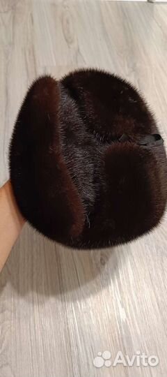 Норковая шапка мужская
