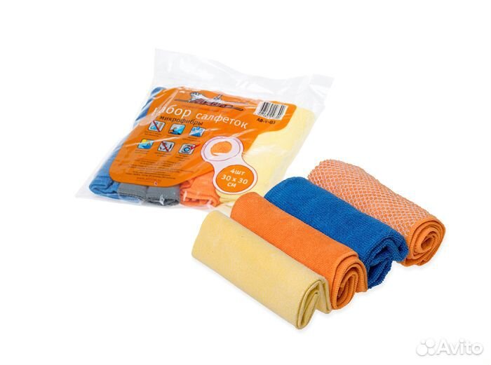 Набор салфеток из микрофибры в 