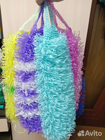 Мочалка ручной работы