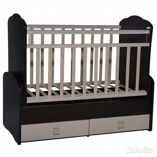 Детская кровать 2 в 1 с матрасом Ульяна-3