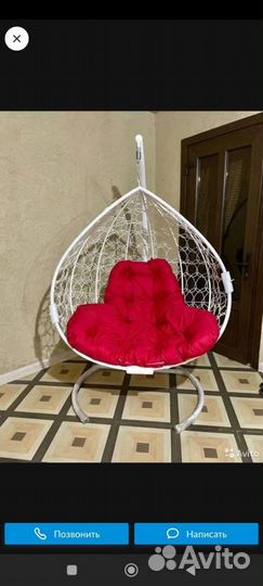 Качели Кокон / кресло качалка / качалка / мебель