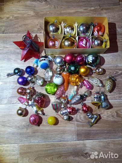 Елочные игрушки СССР