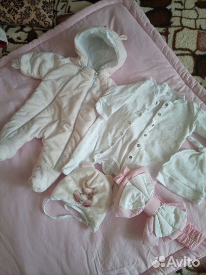 Конверт на выписку для девочки осень весна