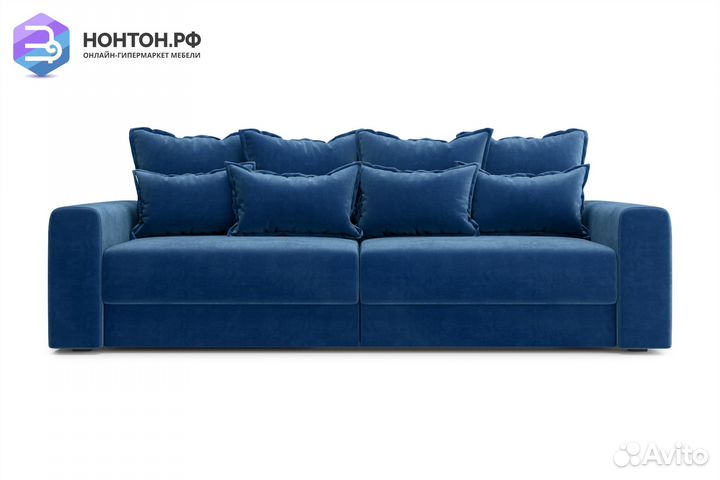 Диван тик-так Омега темно-синий