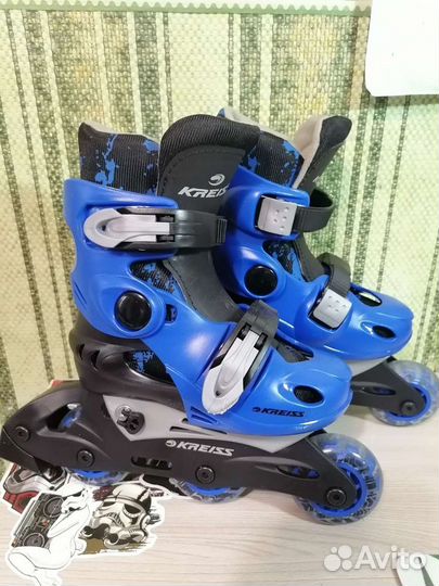 Роликовые коньки детские раздвижные 26-29