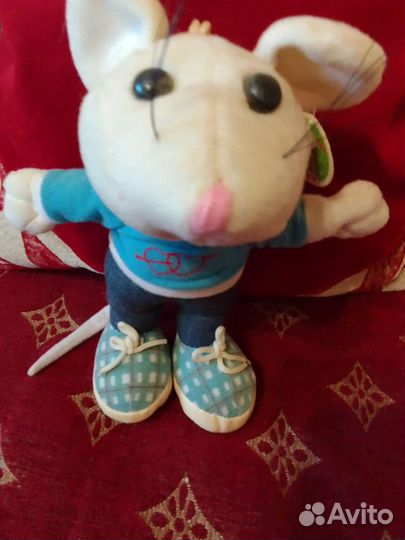 Игрушка Мышонок Стюарт Литлл+ сумочка меховая