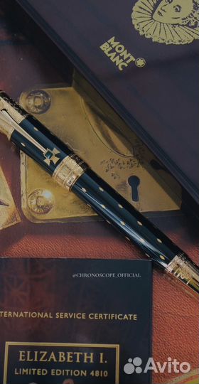 Ручка перьевая montblanc queen elizabeth I