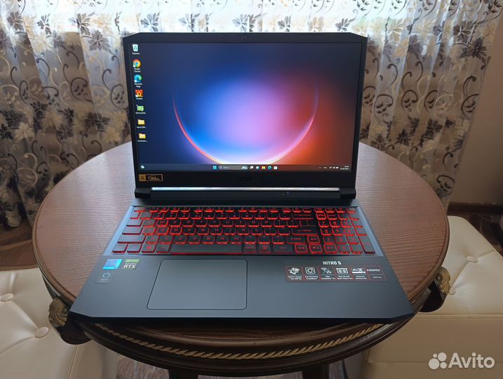 Ноутбук Acer Nitro 5, i7-11800h, 3050ti