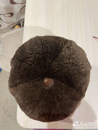 Шапка-кепка, меховая, мужская, зимняя