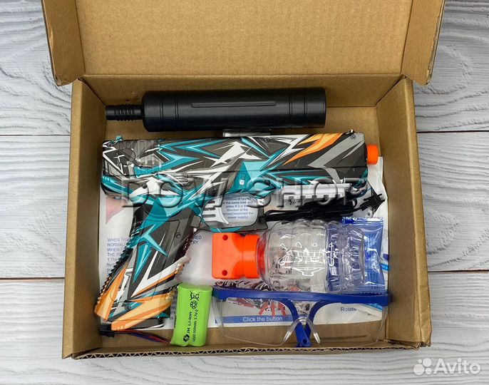 Детский пистолет glock orbeez Зеленый