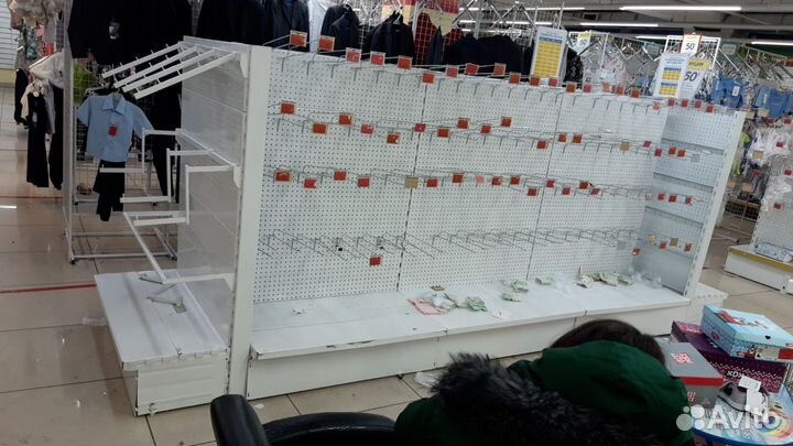 Стеллажи торговые. Эконом панели