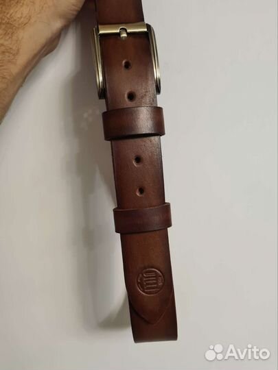 Ремень поясной из натуральной кожи.Ручная работа