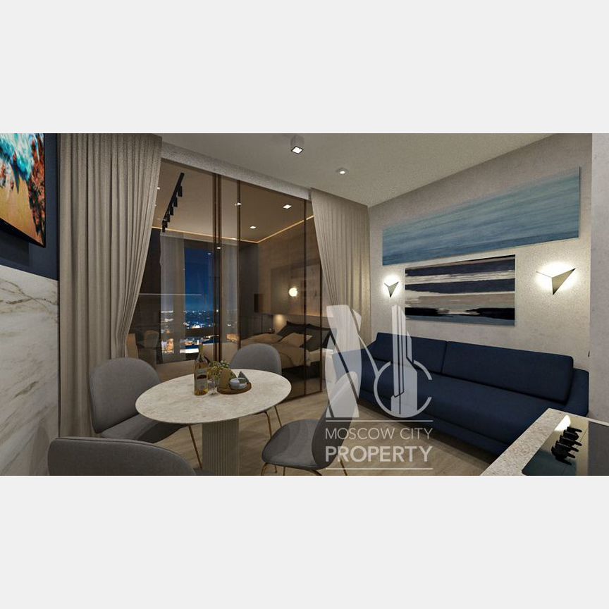 Квартира-студия, 30 м², 42/51 эт.