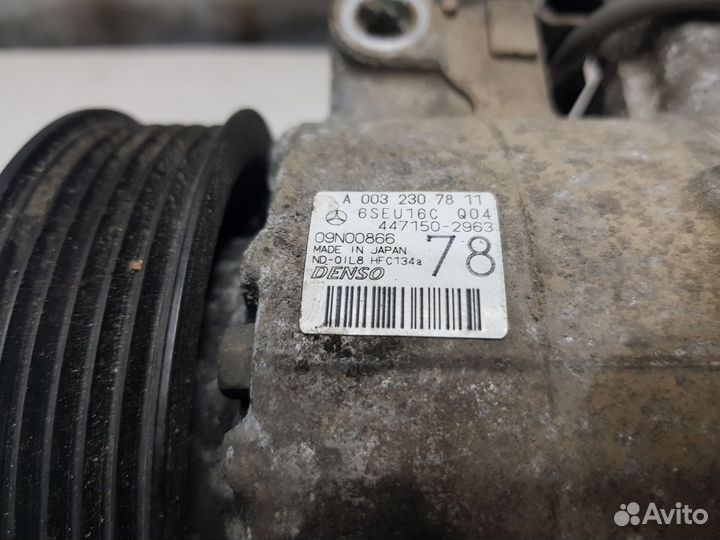 Компрессор кондиционера Mercedes ML W166 M276