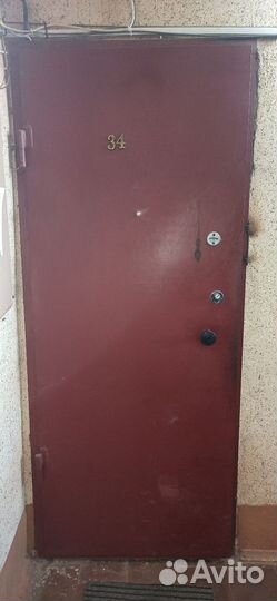 Дверь входная металлическая левая бу