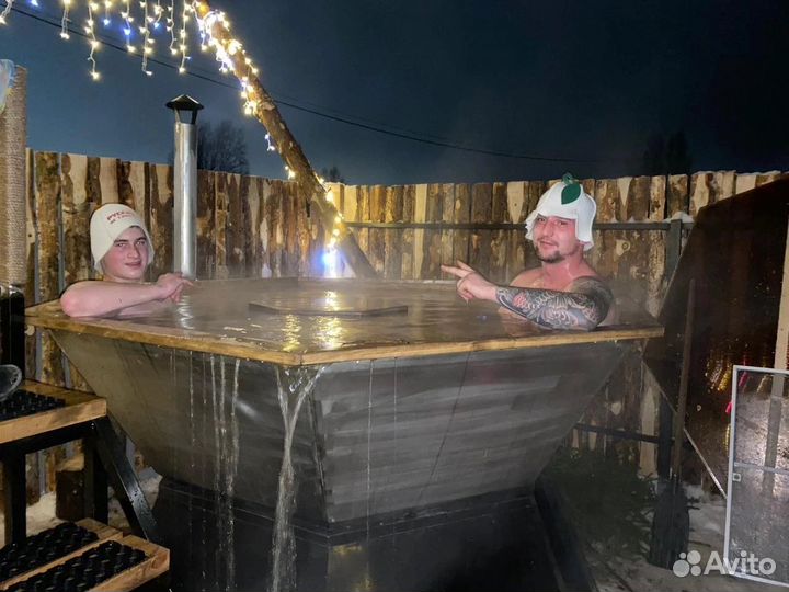 Баня на дровах с чаном