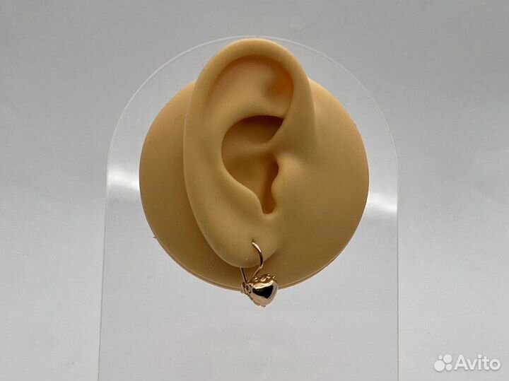 Золотые серьги 585 пробы
