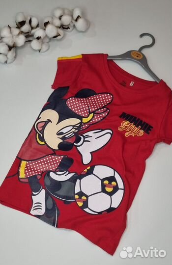 Футболка Disney minni 140