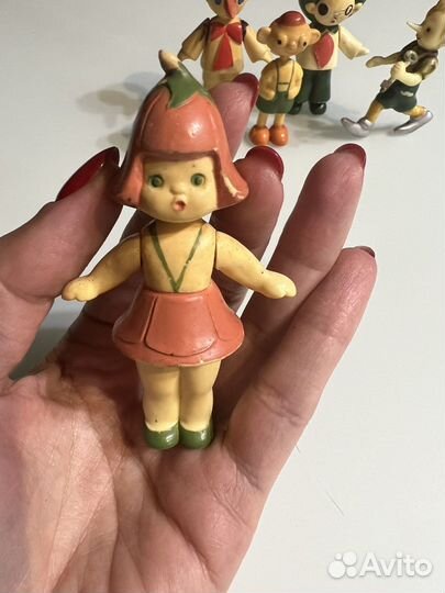 Игрушки СССР колкий пластик