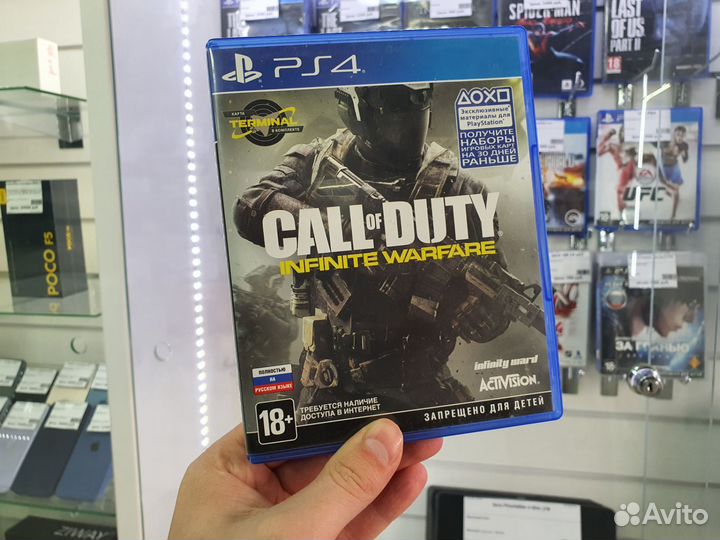 Игра Call of Duty infinite warfare PS4