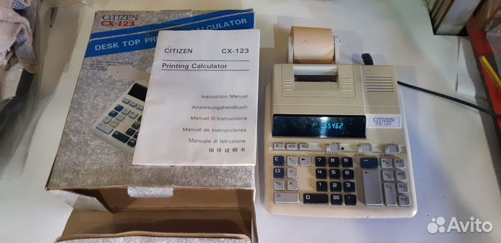 Калькулятор citizen cx 123