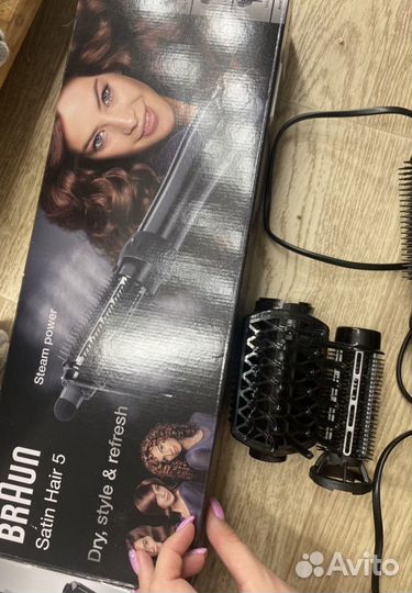 Фен щетка braun