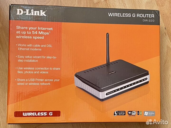 Wi-Fi роутер D-Link DIR-320