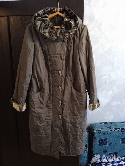 Пальто женское зимнее 52 54 размер