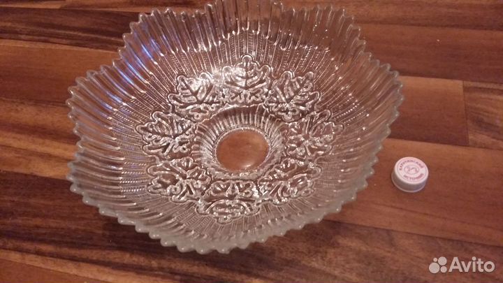 Ваза хрустальная