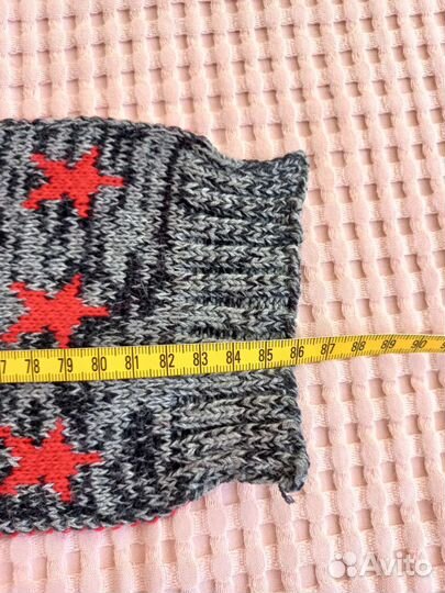 Шарф для мальчика и варежки