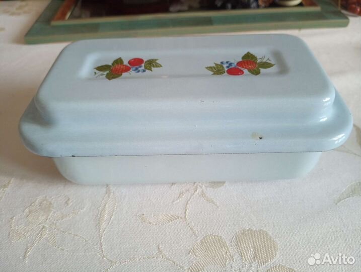 Эмалированный лоточек (винтаж)