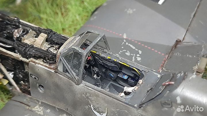 Диорама, Сбитый мессер. 1/48