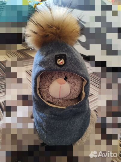 Шапка шлем на мальчика