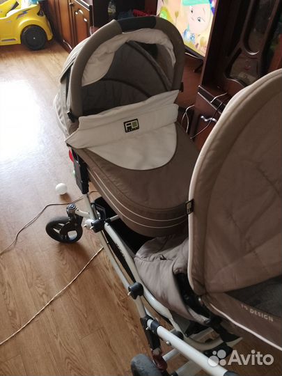 Коляска для двойни zoom
