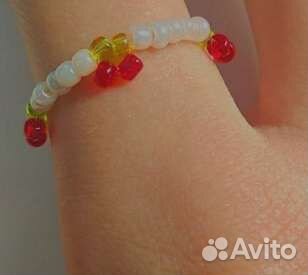 Делаю колечки из бисера