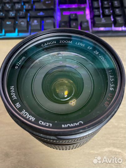 Объектив Canon ultrasonic 28-200mm 3.5-5.6