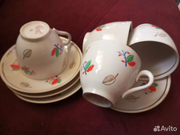 Остатки чайных сервизов СССР